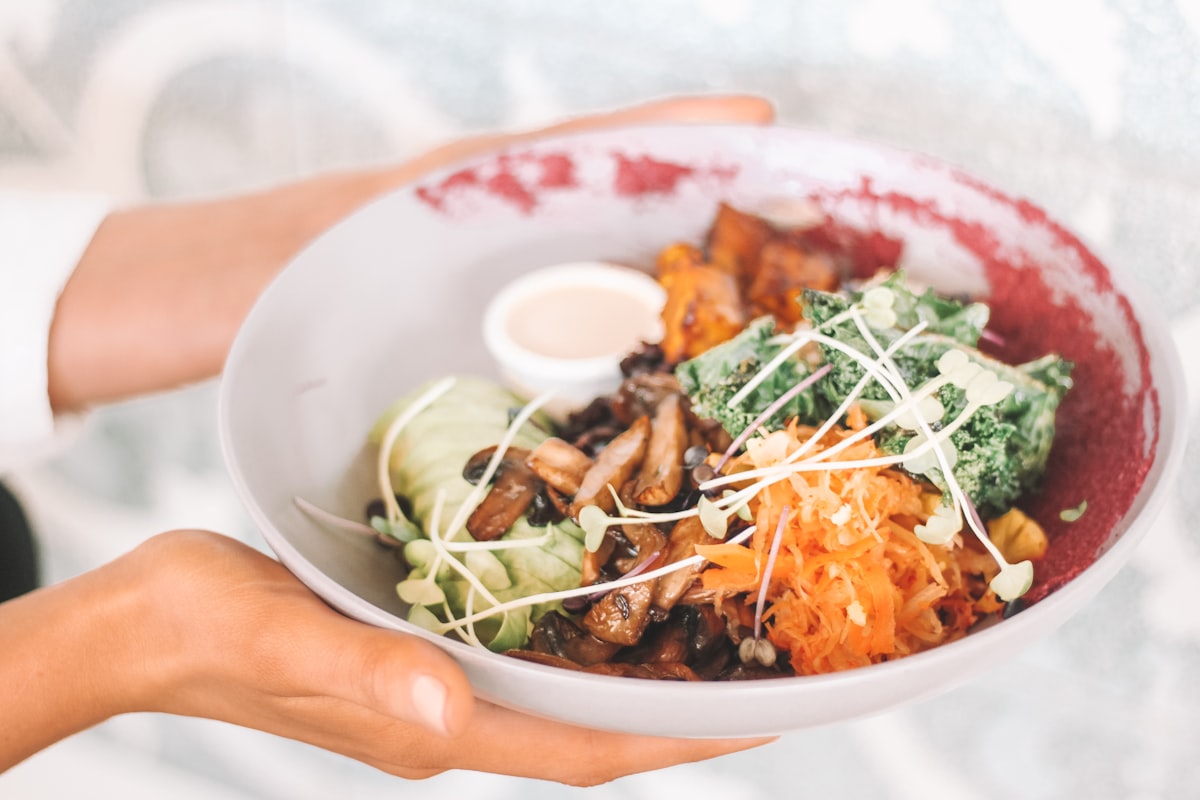 Quinoa tál zöldségekkel